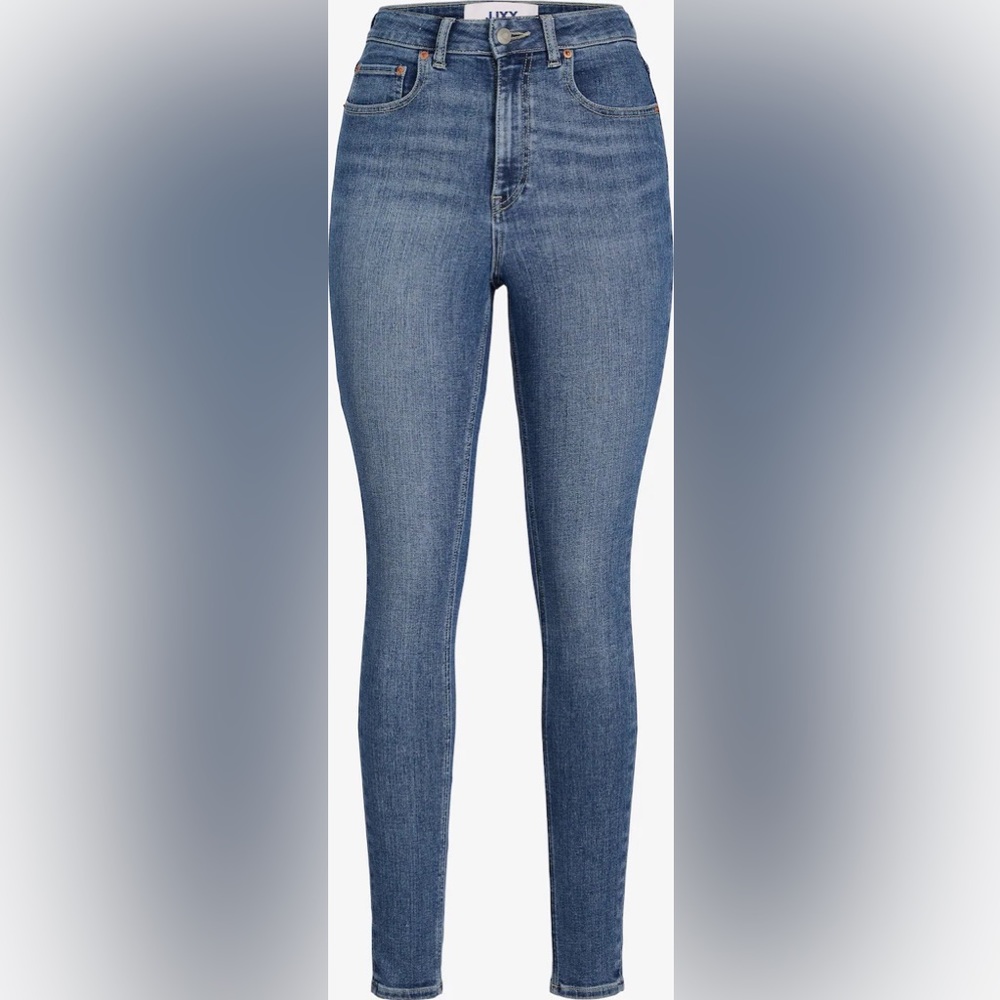 NWT Size Large /32 leg JJXX Jack Jones Ladies High Waist Skinny Jeans